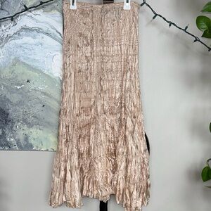 Essentials by Milano Beige A-Line Skirt